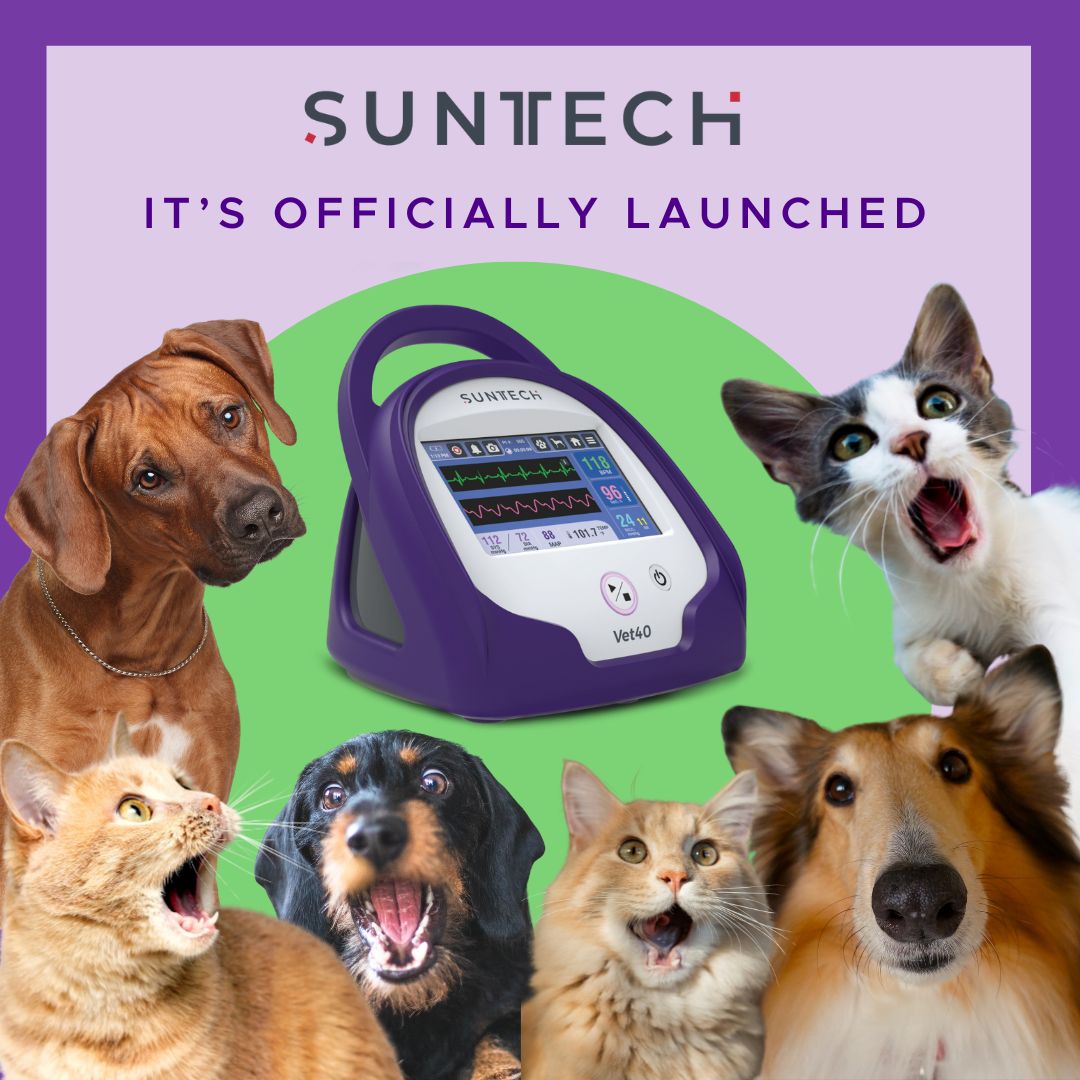 Introducing SunTech Vet40 Portable Multiparameter Monitor: The Newest Addition to Our Vet BP Product Line