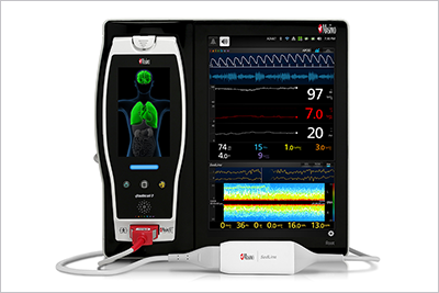 Picture of the Masimo Root which uses SunTech Technology