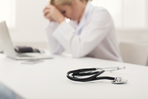 clinician frustrated about blood pressure results