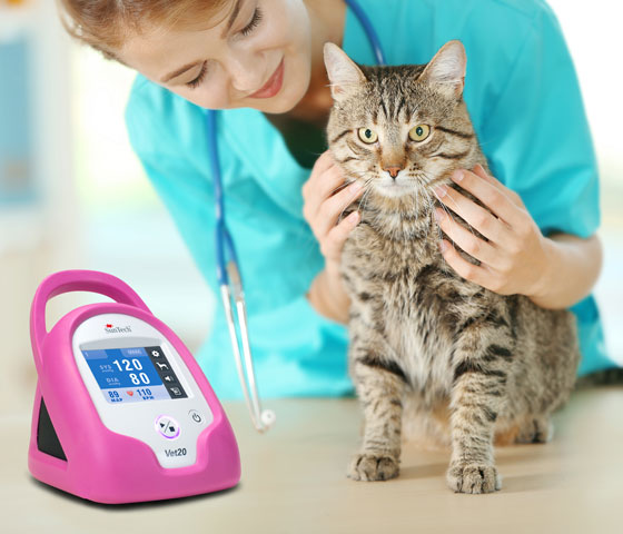 SunTech Vet20 product usage with cat 